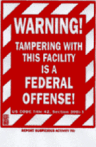 Facility Warning Signs